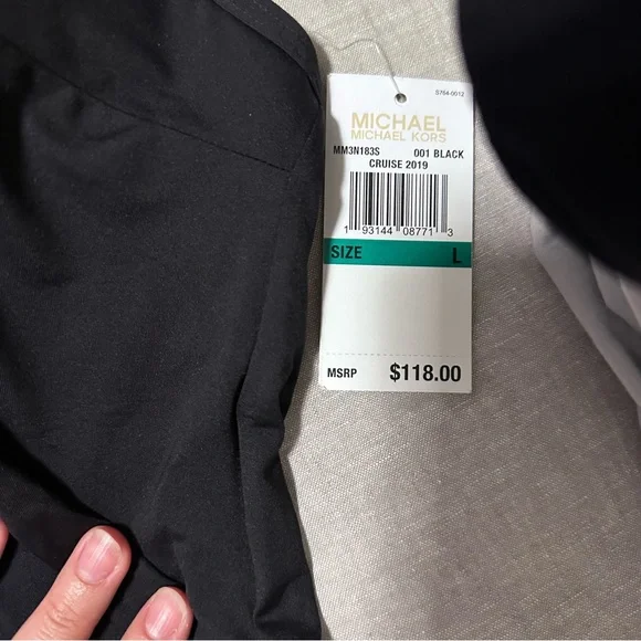 NWT Michael Kors Cruise Ruffle Deep-V Tankini - Picture 3 of 6